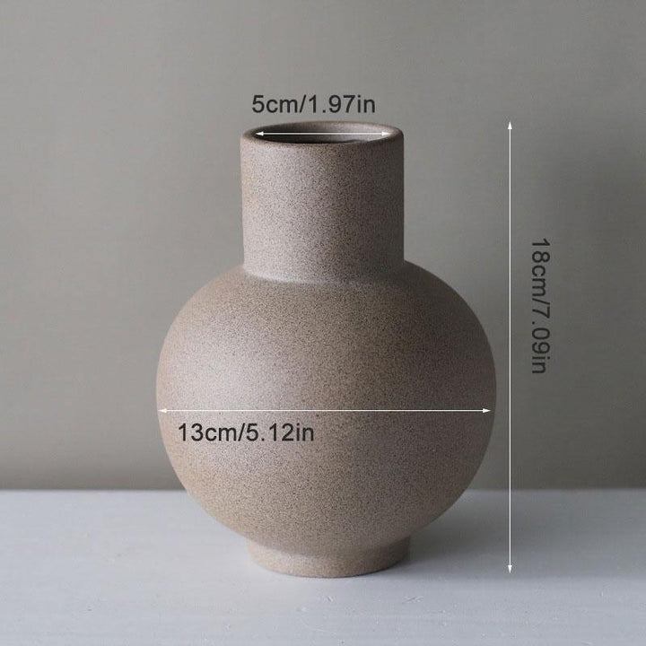 Allison Clay Ceramic Vases Clay Round Vase | Sage & Sill
