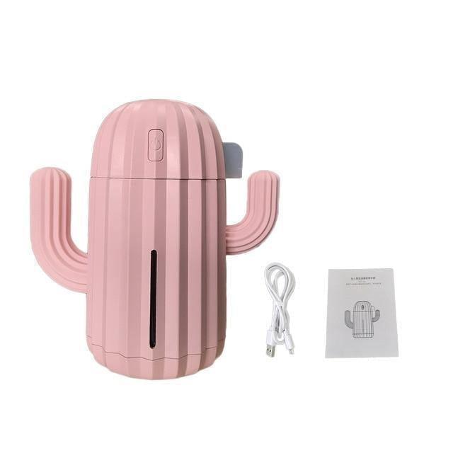 Mini Cactus LED USB Humidifier Pink / 1x | Sage & Sill