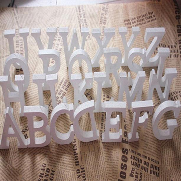 White Freestanding Mountable Wooden Alphabet Letter | Sage & Sill