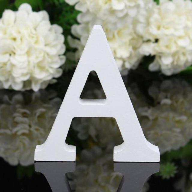 White Freestanding Mountable Wooden Alphabet Letter A | Sage & Sill