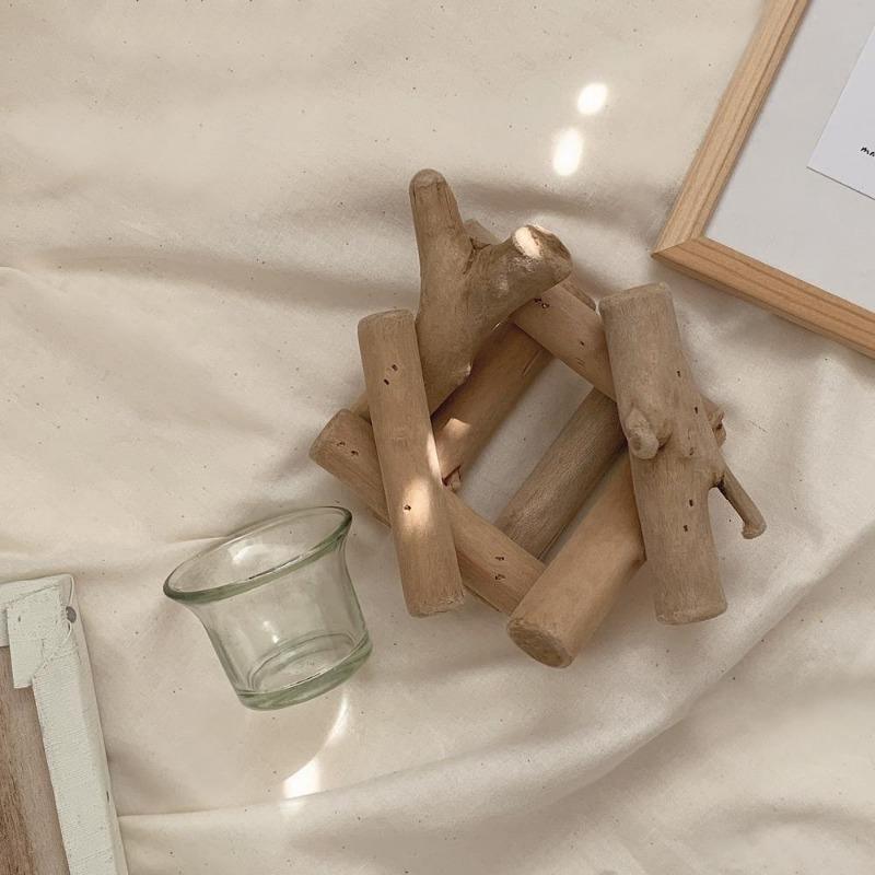 Handmade Coastal Wood Tealight Candle Holder | Sage & Sill