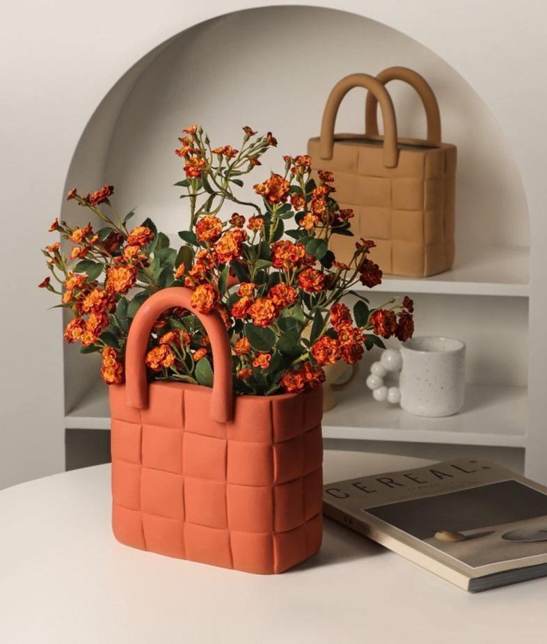 Garden Weave Basket Ceramic Vase | Sage & Sill