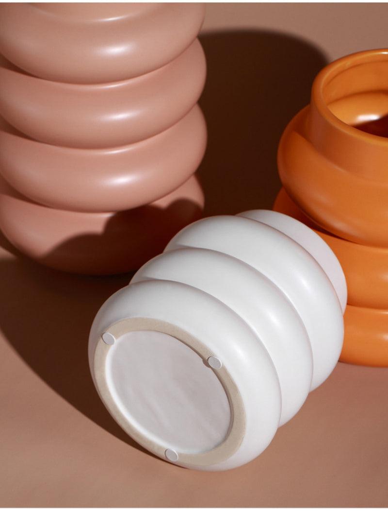 Chunky Rolls Ceramic Vase | Sage & Sill