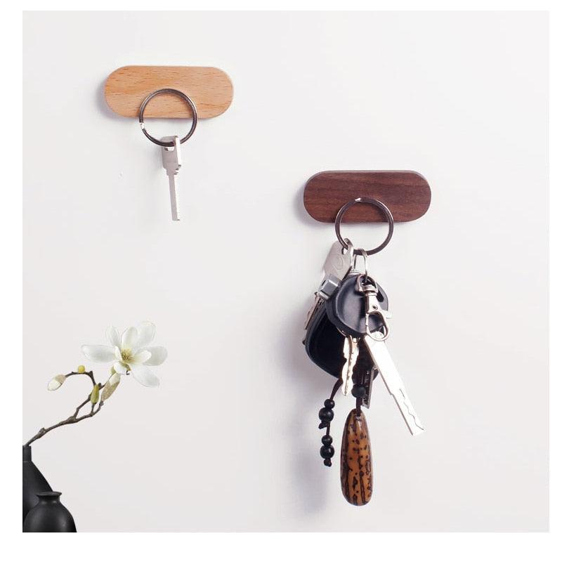 Magnetic Wooden Wall Key Holder Small / Beech Wood Wheat | Sage & Sill