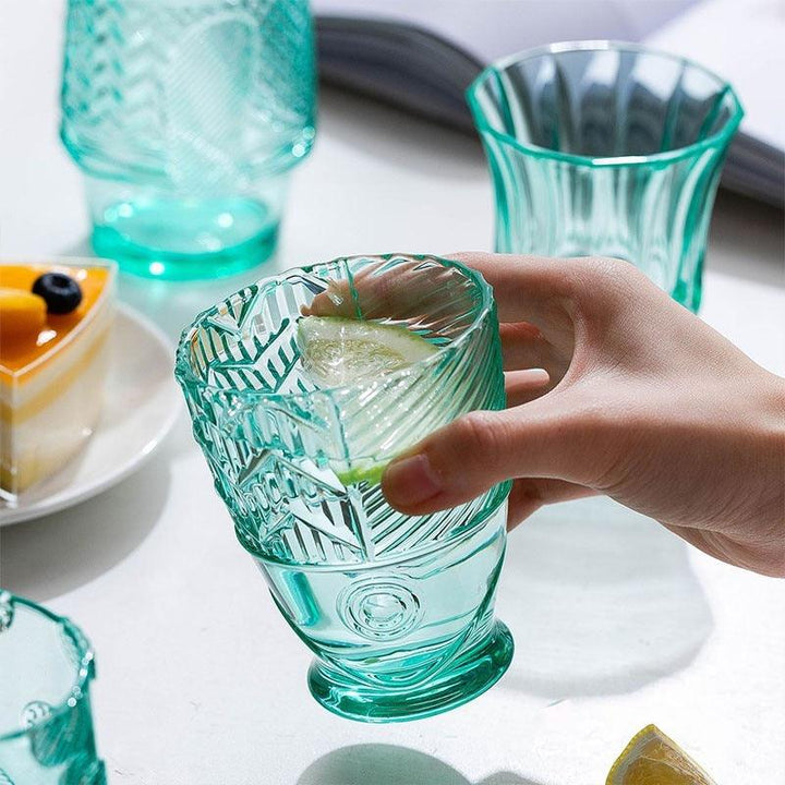 Colored Koi Fish-shaped Glass Cup Set | Sage & Sill