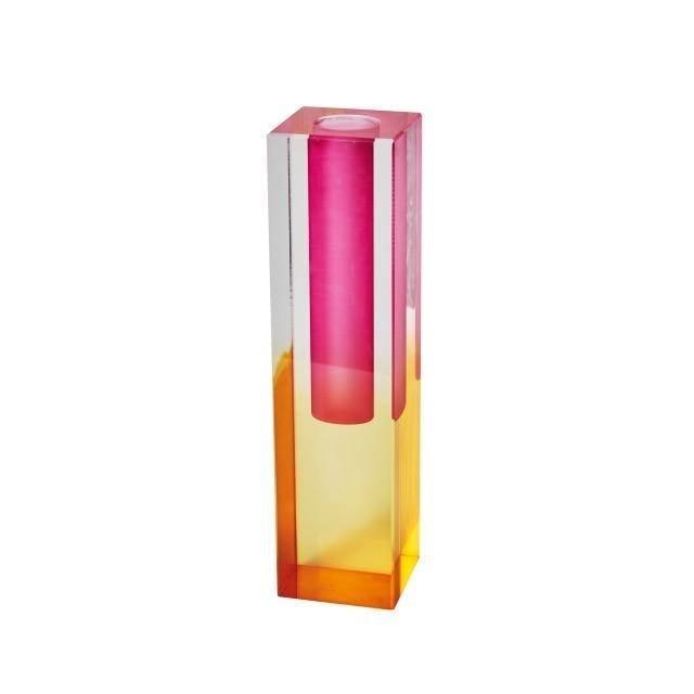 Modern Prism Acrylic Vase Pink | Sage & Sill
