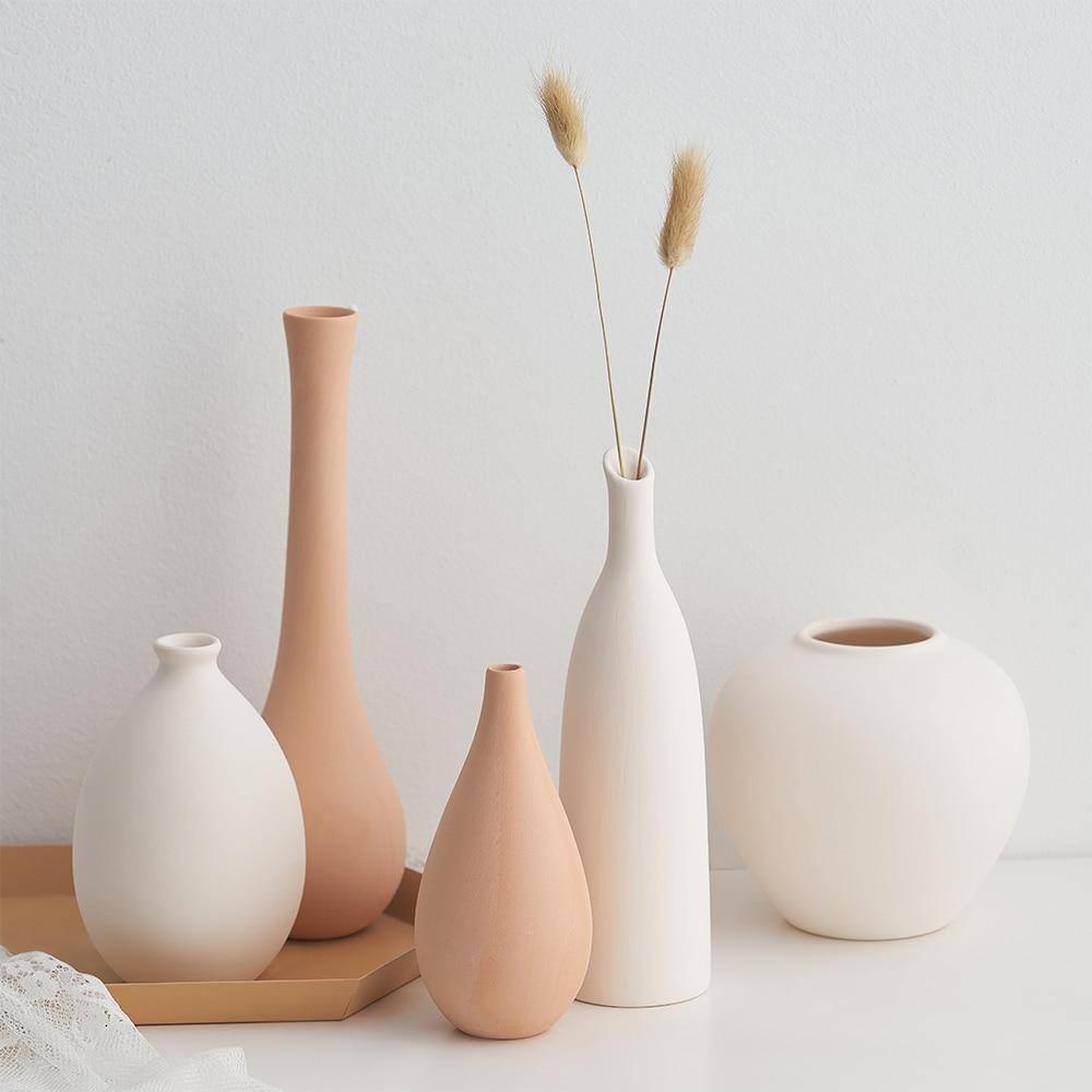 Shades of Neutral Ceramic Vases Rose | Sage & Sill