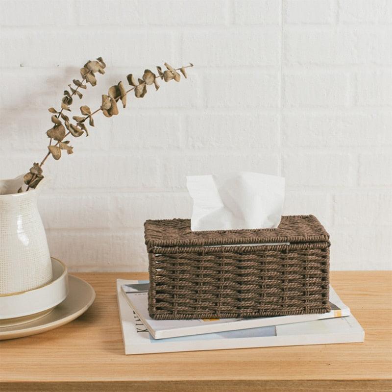 Rattan Tissue Box - Decorative Tissue Holder in 2 Colors – Sage & Sill