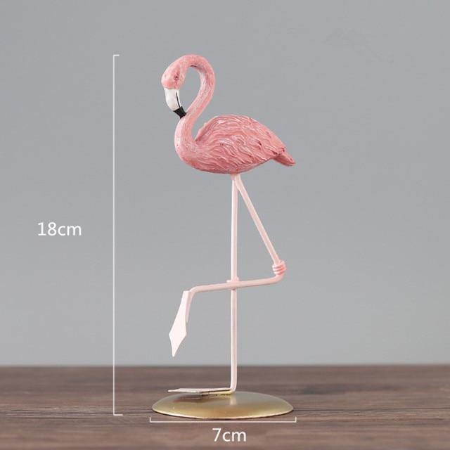 Tropical Flamingo Figurines Leg Bent | Sage & Sill