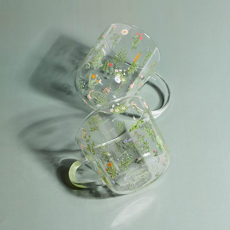Flora Glass Mug + Cup | Sage & Sill