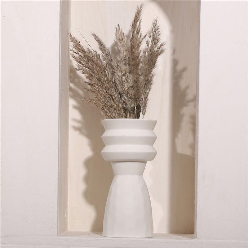 Alora White Ceramic Vases | Sage & Sill