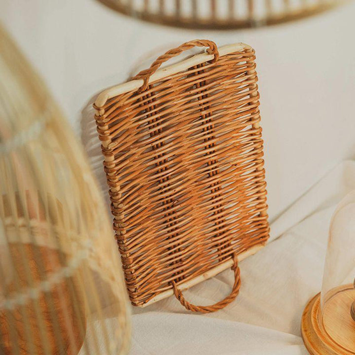 Woven Rattan Serving Tray | Sage & Sill