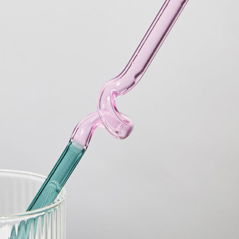 Twist Colorful Glass Straw | Sage & Sill
