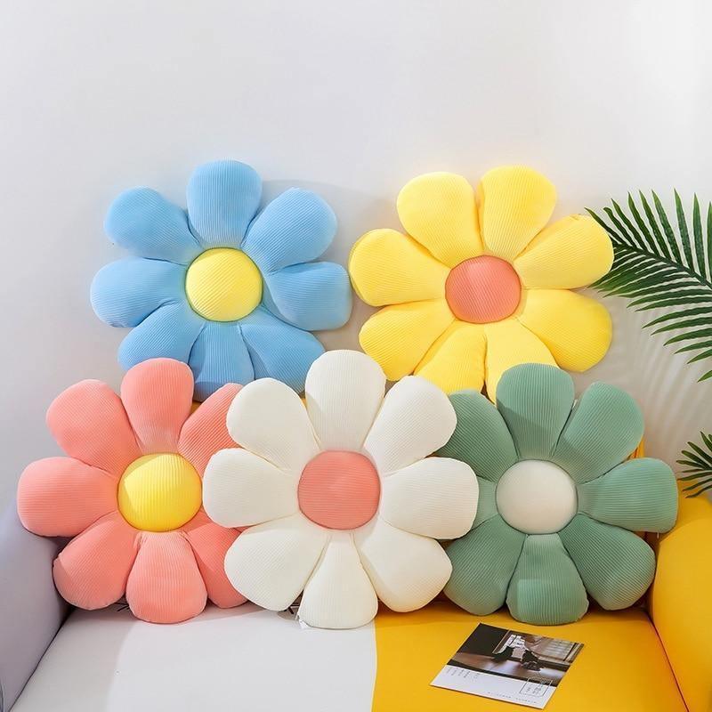Flower Shaped Cushion Throw Pillow | Sage & Sill