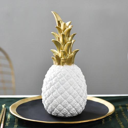 Glossy Pineapple Accent Ornament White / Large | Sage & Sill