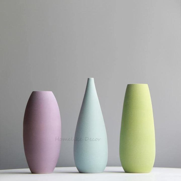 Soft Colored Ceramic Flower Vases | Sage & Sill