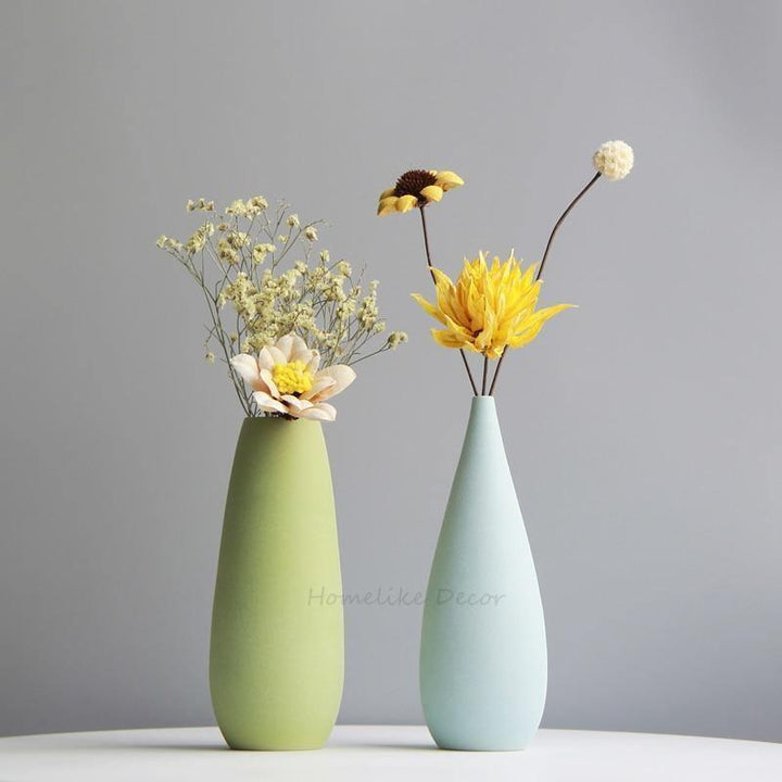 Soft Colored Ceramic Flower Vases | Sage & Sill