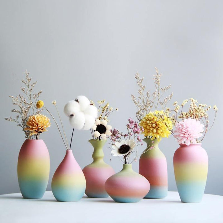 Ombre Rainbow Flower Vases | Sage & Sill