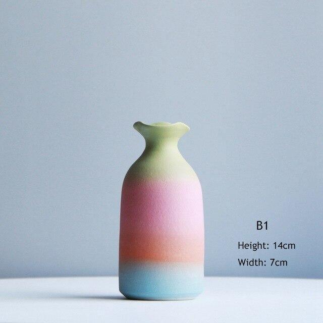 Ombre Rainbow Flower Vases B1 | Sage & Sill