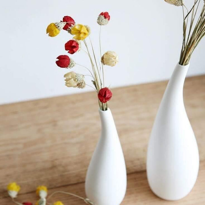 Water Drop White Porcelain Vase | Sage & Sill