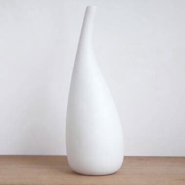 Water Drop White Porcelain Vase H: 32cm | Sage & Sill