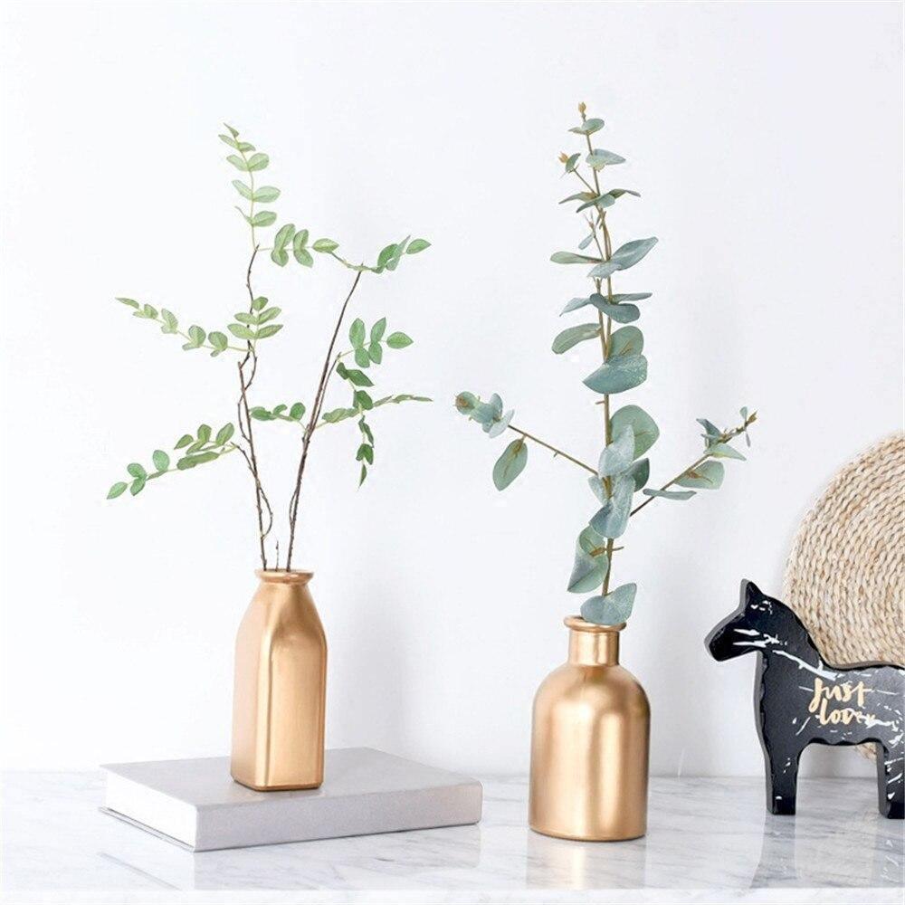 Elegant Gold Tabletop Vases | Sage & Sill