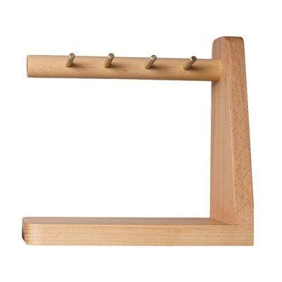 Branched Multi-Key Holder Stand Beech Wheat / Left | Sage & Sill