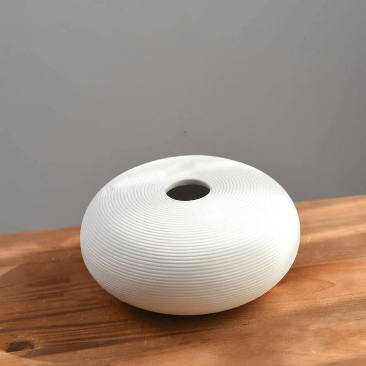 Simplicity in White Vase Oval with Small Top | Sage & Sill