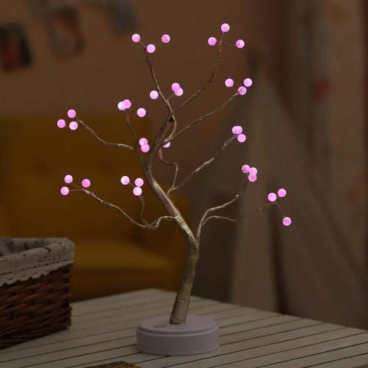 Spirit Tree of Light LED Table Lamp Cherry Blossom - 36 Pink LEDs | Sage & Sill