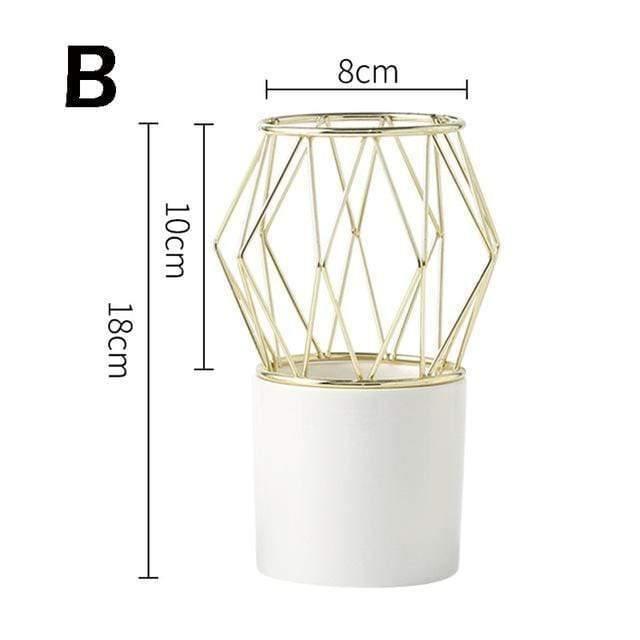 Lantern Vase White / B | Sage & Sill
