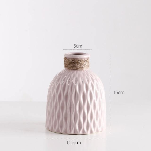 Textured Ceramic Vase – Sage & Sill