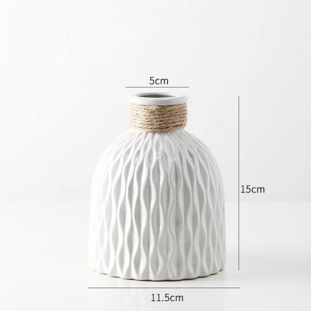 Textured Ceramic Vase – Sage & Sill